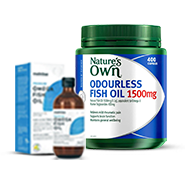 Omega and fish oil supplements