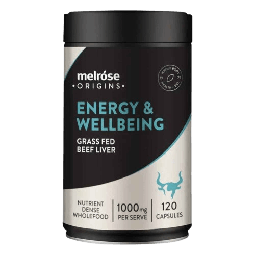 Melrose Origins Energy & Wellbeing Grass Fed Beef Liver 1000mg