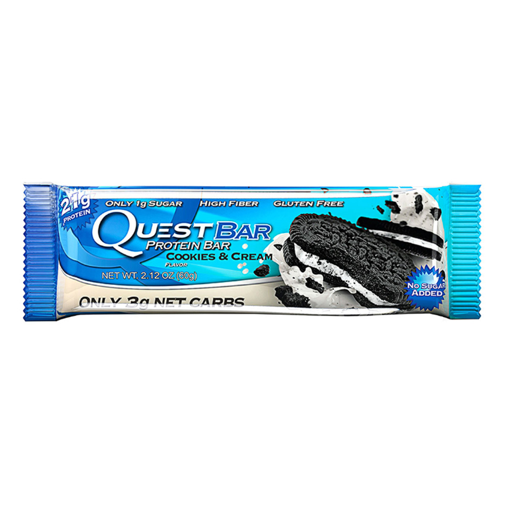 Buy Quest Protein Bar Cookies & Cream 60g Australia