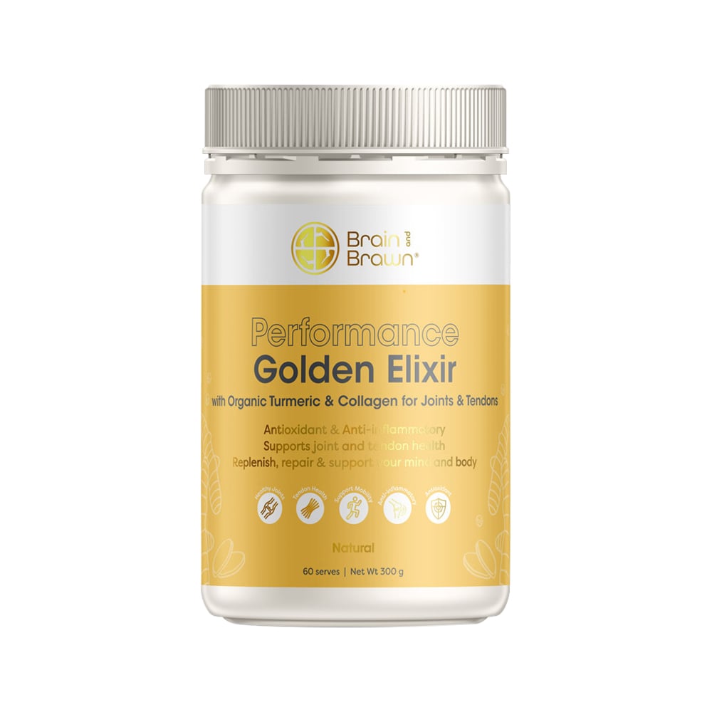 Buy Brain and Brawn Performance Golden Elixir with Organic Turmeric ...